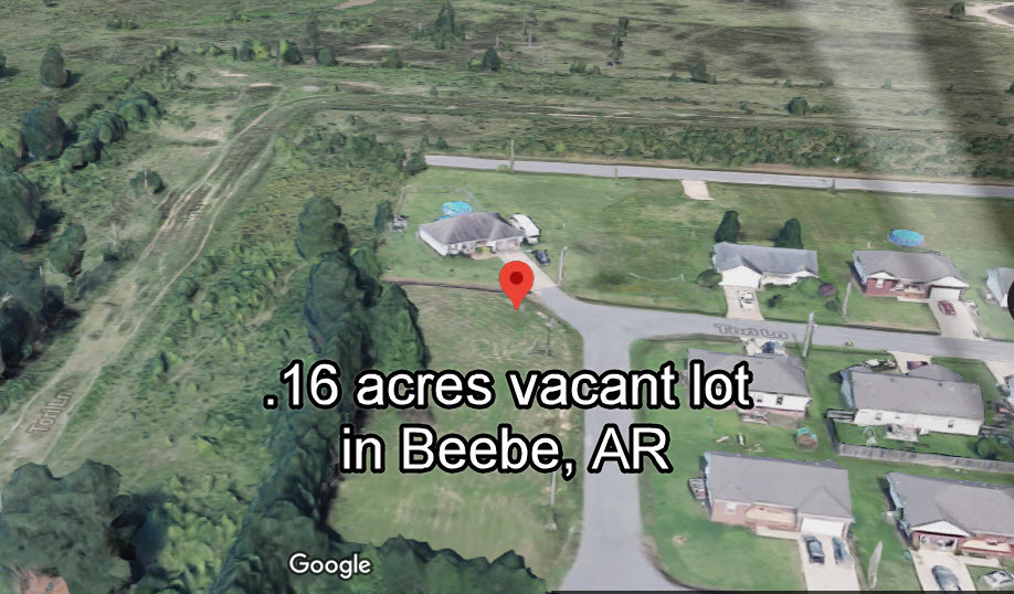 Build Your Dream House! HUGE Discount Infill Land Lot in Beebe, AR