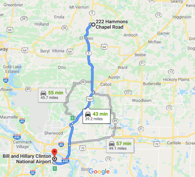 REDUCED PRICE! Now 6,999 Rural 2.25 acres wooded lot in El Paso, AR.